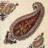 Персидская скатерть: традиционная каламкари Исфахана, огурцы (пайсли)