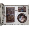 Подарочный набор с персидским ремесленным кошельком, брелоком и держателем для карт для мужчин