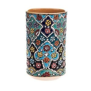 Подставка для ручек из керамики — миниакари, стиль Хирад