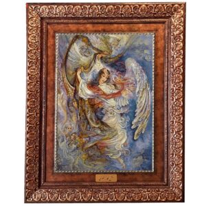 Персидский настенный ковер из Тебриза with миниатюрой, код 47КП