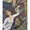 Картина «Девочка и феникс» (акриловая миниатюра)