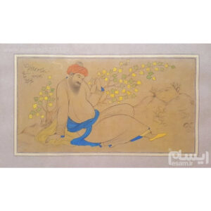 Сефевидская живопись «Шейх» (акварель на бумаге)