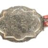 Латунный сервировочный поднос с персидским мотивом (1168)