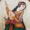 Картина на коже «Хатун» (сефевидский стиль, акрил)