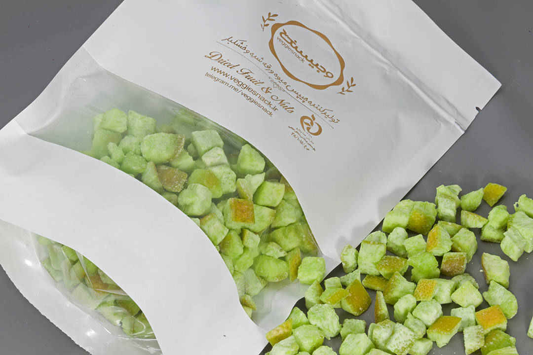 Сушёный зелёный помело кубиками, 2500 г