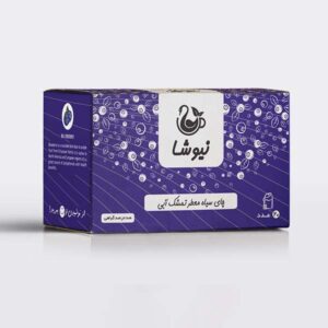 Чёрный чай Newsha с черникой (70 г)