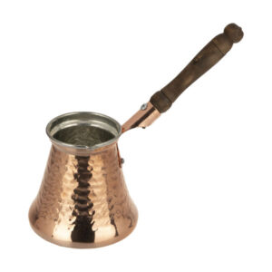 Медная турка для кофе из кованой меди (5–6 чашек)