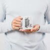 Персидская керамическая кружка – набор из 2 шт., модель Молана, каллиграфия, стихотворение