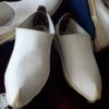 Персидская обувь Гивех «Малаки» ручная работа (белая)