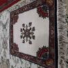 Персидский ковер ручной работы (Бахтиари, Голдани, традиционный дизайн «Ваза с цветами») — белая шерсть