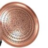 Персидский медный поднос Ashki - Стилизованная геометрическая гравировка