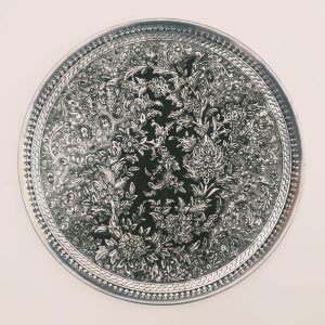 Декоративное медное блюдо с ручной гравировкой «Джахани»