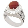 Серебряное мужское кольцо «Таха» с йеменским акиком