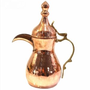 Медный кофейник Даллах для приготовления кавы и арабского кофе – Хивана
