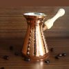 Медная турка для кофе ручной работы - Классический ибрик в античном стиле, Киа Модель