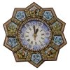 Персидские настенные деревянные часы ручной работы – искусство мозаики хатам, «Бехдад»