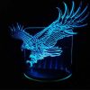 3D LED ночник «Орёл» — современный светильник