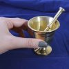 Ступка из латуни в стиле «Гользари» (машинная работа)