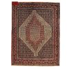Персидский ковер ручной работы (Курдистан, племенной узор Махи / Герати) — красная шерсть