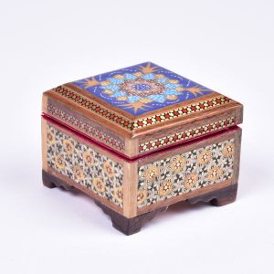 Деревянная шкатулка хатамкари «Яс» (ручная работа)