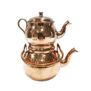 Медный двойной чайник, прочный и кованый, Дана
