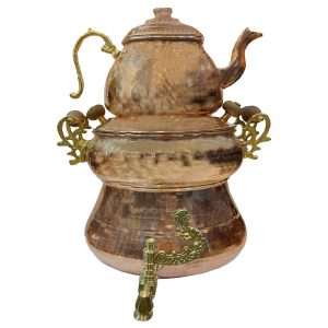 Медный персидский самовар для плиты «Роял»