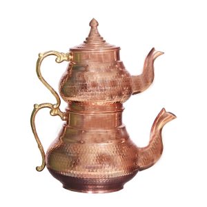Медный двойной чайник, прочный и кованый, Варна