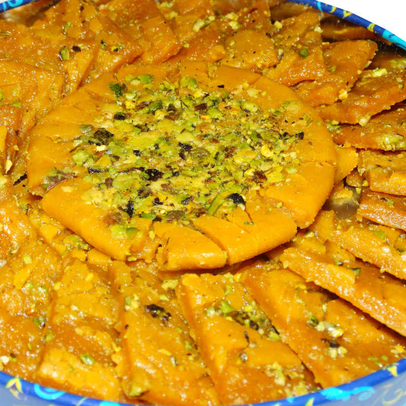 Персидский сохан с фисташками и шафраном — халва