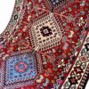 Ковровая дорожка (Бахтиари, Гашкаи, геометрический ромб) — красная шерсть