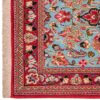 Ковровая дорожка (Кум, Сахар, классический цветочный медальон) — красная шерсть корк