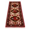 Ковровая дорожка (Бахтиари, Сина, классический цветочный медальон) — красная шерсть