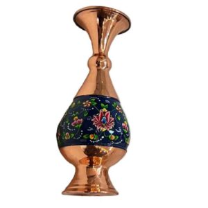 Ваза минакари «Сина» — медная бутылка с росписью