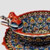 Персидская декоративная миска и тарелка Минакари «Птицы»