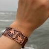 Медный браслет-манжета «Рух»