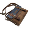 Роскошная кожаная сумка через плечо ручной работы — серия «Асиль»