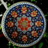 Керамическая тарелка с персидской эмалью «Омид»