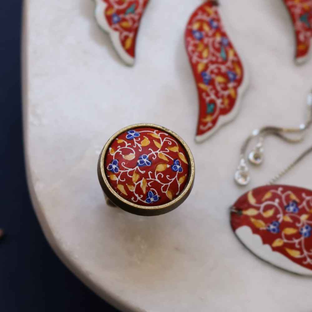 Комплект персидских украшений с минанкари – модель Торадж