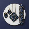 Персидские вышитые ожерелье, браслет и серьги, модель Рана