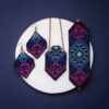 Персидские вышитые ожерелье, браслет и серьги, модель Вания