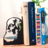 Металлическая книжная опора с портретом Хушанга Эбтехаджа