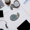 Иранские мандала-подставки Минакари – Художественный деревянный набор для стаканов