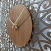 Резные часы из дерева «Чуби» — рустикальный стиль