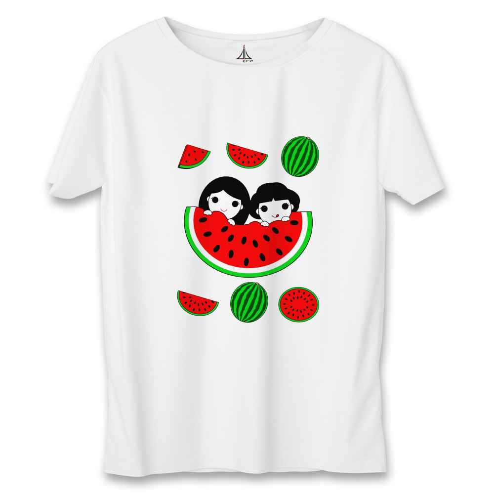Футболка Yalda «Арбуз» (белая)