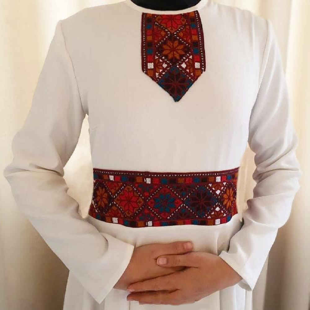Белое платье для суфийских танцев (Вышивка)