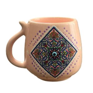 Керамическая кружка «Таха» (Точечное искусство)