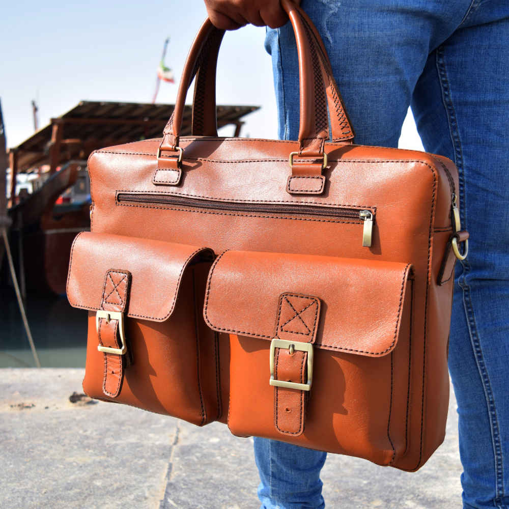Персидский кожаный портфель — «Императорская модель»