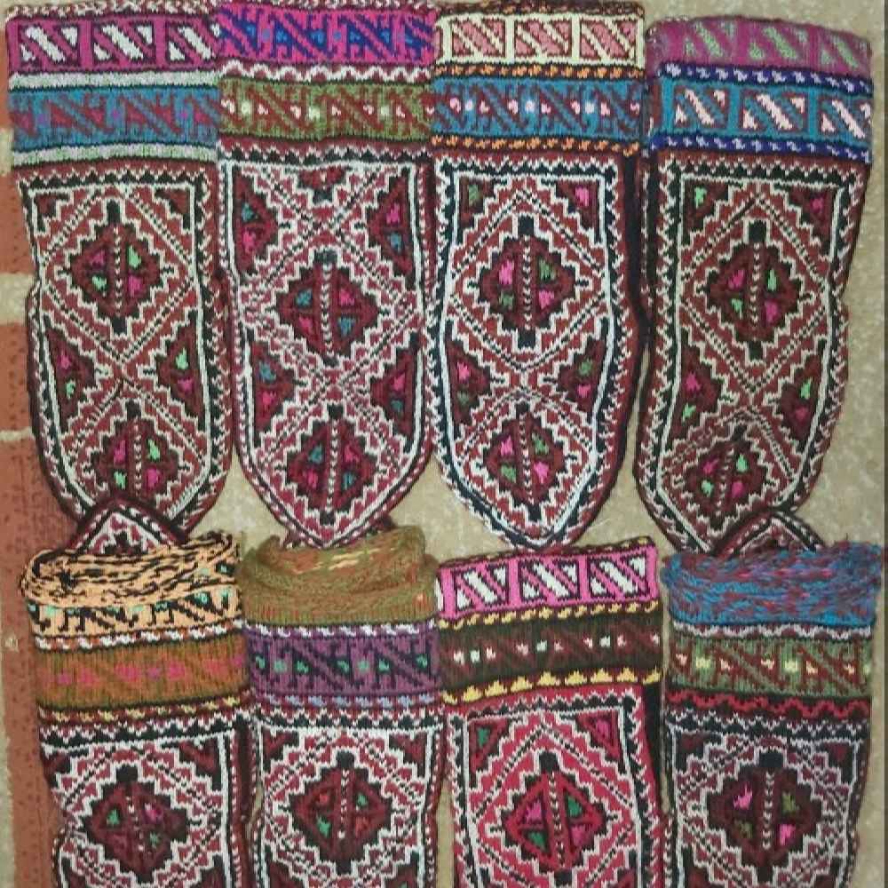Персидские носки из хлопка ручной вязки для женщин, модель «Альборз»