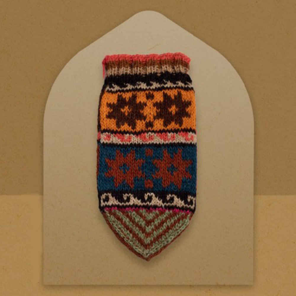 Персидские носки из хлопка ручной вязки для женщин, модель «Дамаванд»