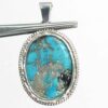 Персидский серебряный кулон с бирюзой «Азаль»