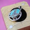 Персидский серебряный кулон с бирюзой «Нур»
